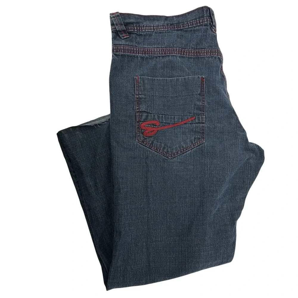 VINTAGE Shady ltd. Authentic Apparel Jeans Size 42x34 (42x30) Dark Wash